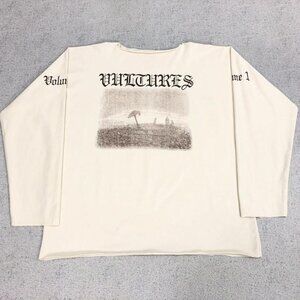 Kanye Tee Sunset Beach Print Long Sleeve T Shirt